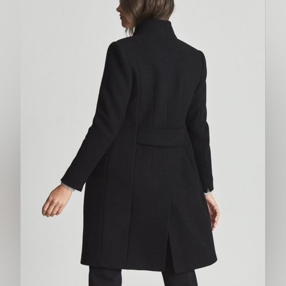 *New sizes* NWT REISS | Marcie Wool Blend Coat - Picture 4 of 13